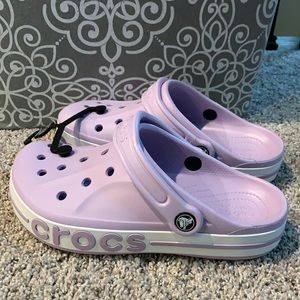 Purple Crocs size 7
